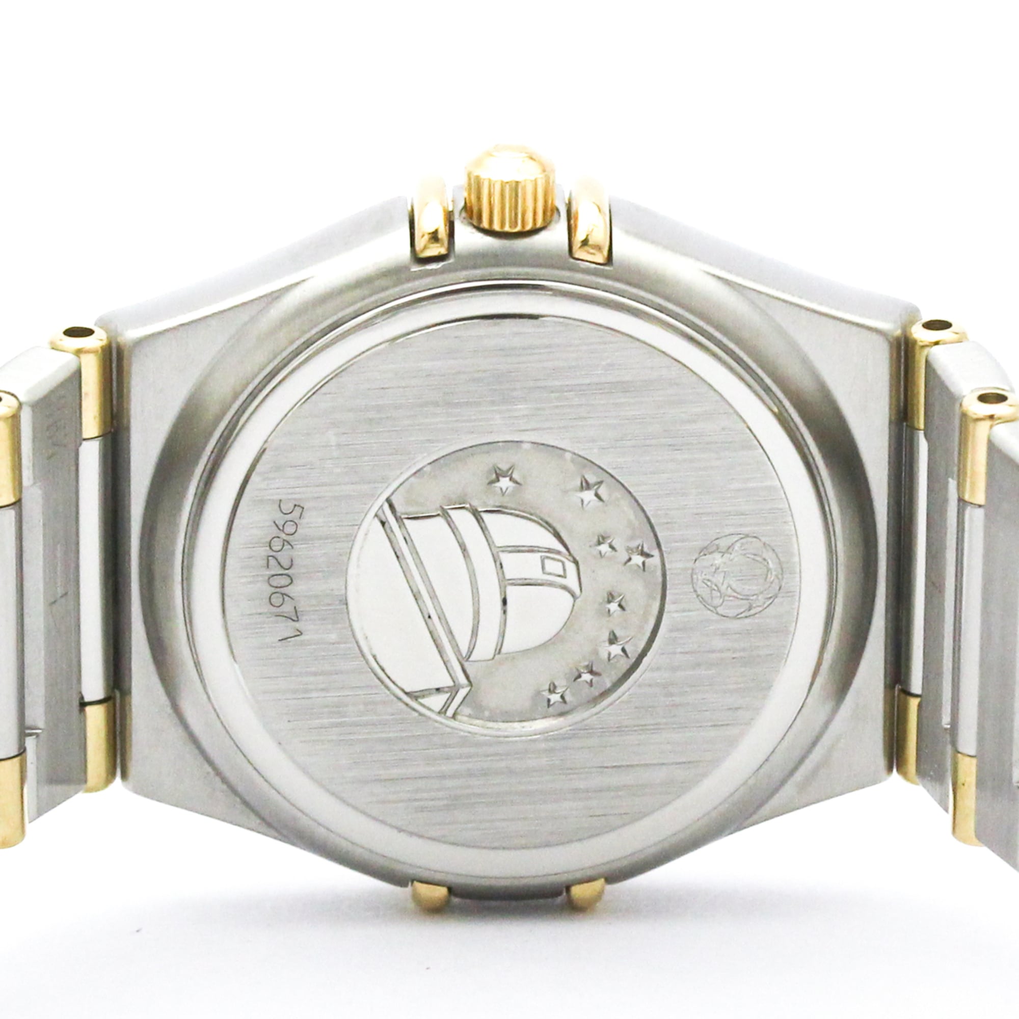 OMEGA Constellation 18K Gold Steel Ladies Watch 1362.30 Polished — Very Good