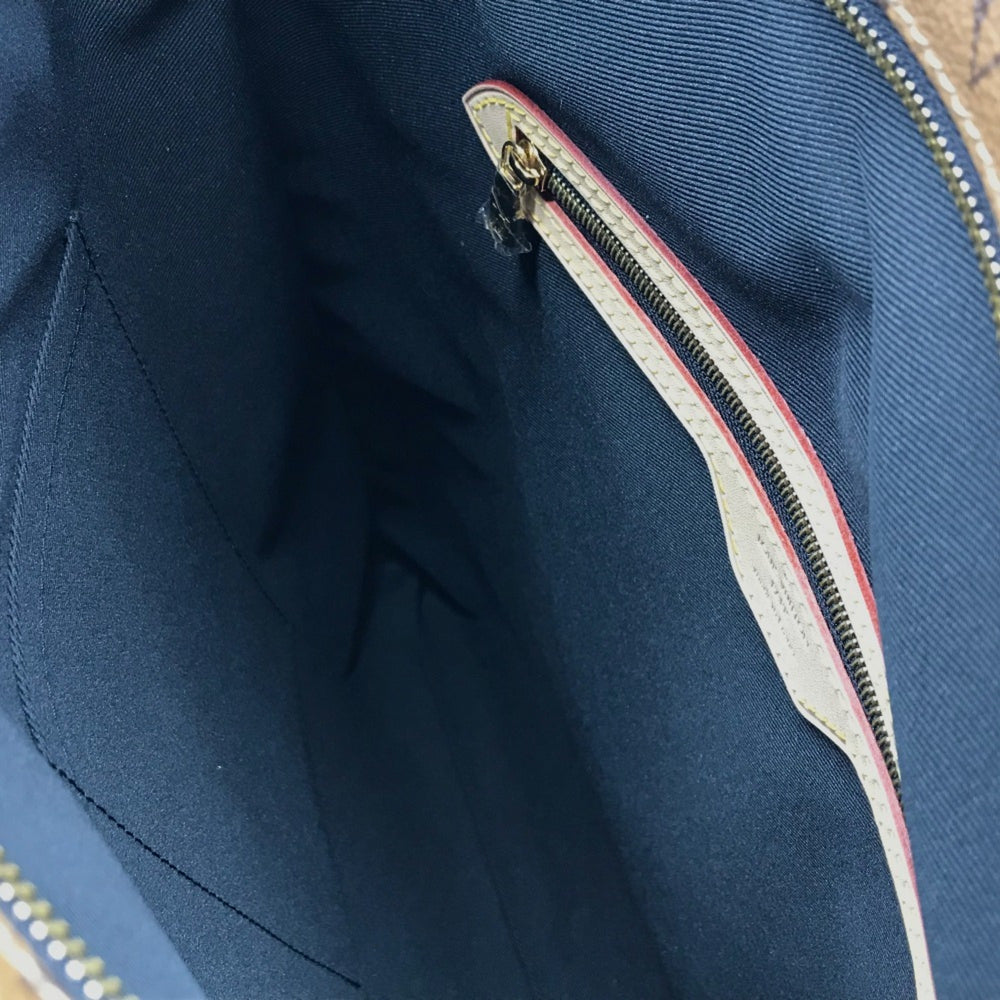 LOUIS VUITTON M45198 Monogram Reverse Video Print Carry It Shoulder Bag Tote Canvas Women's Brown — New - Store Return
