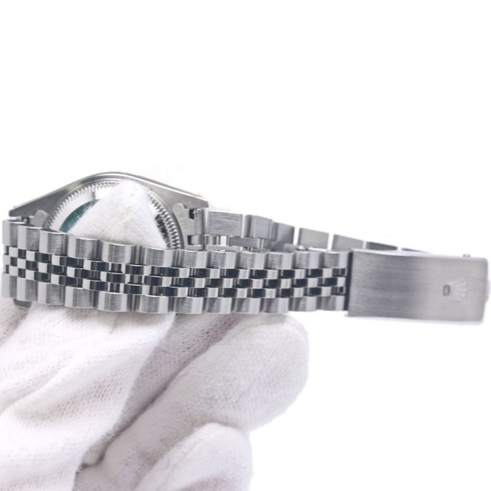 ROLEX Datejust Sapphire 2P 79174 Women's Watch 18K White Gold x Stainless Steel 40301 — Like New