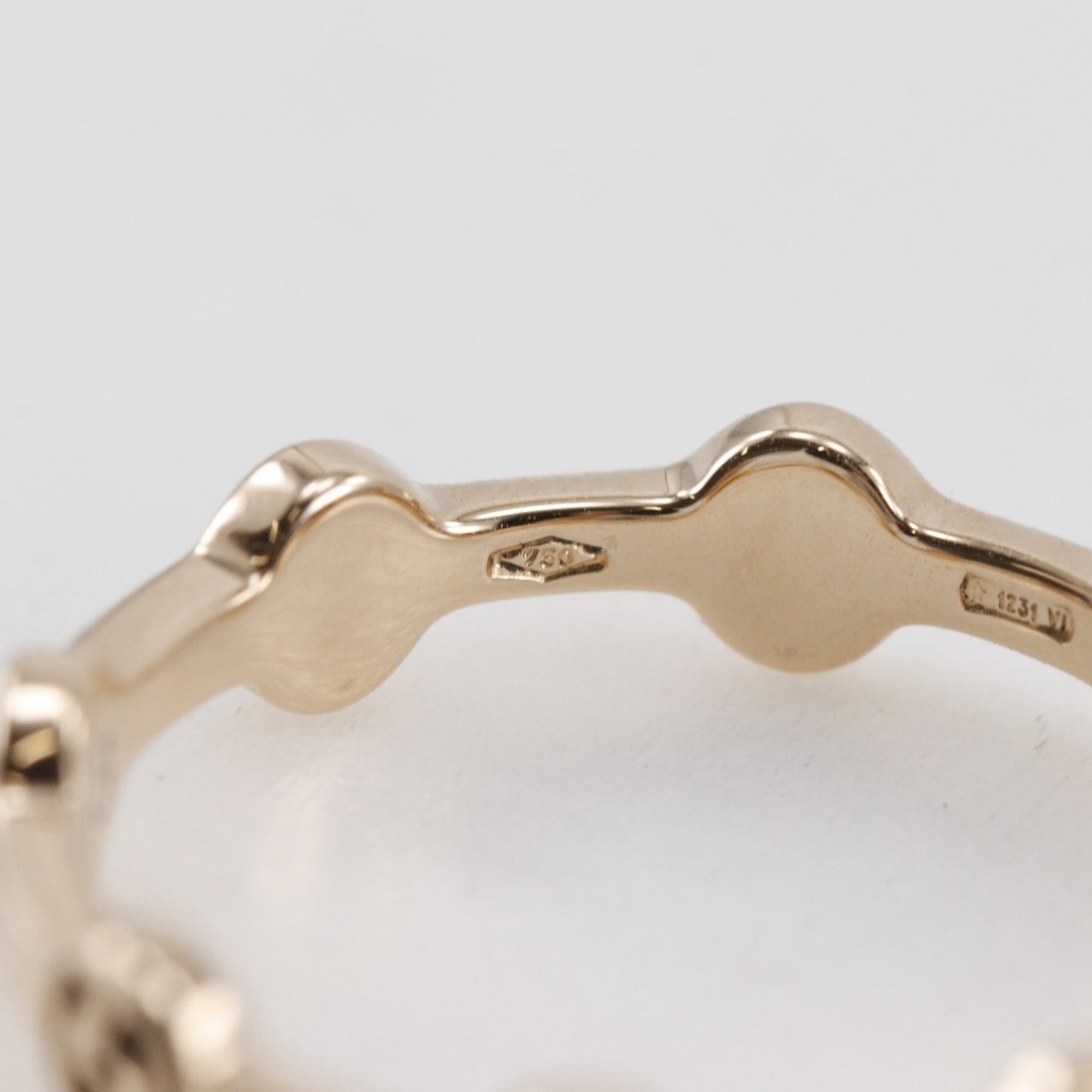 Gucci GG Ring, Size 12.5, 18K Pink Gold, Approx. 2.3g, Women's, I170325004