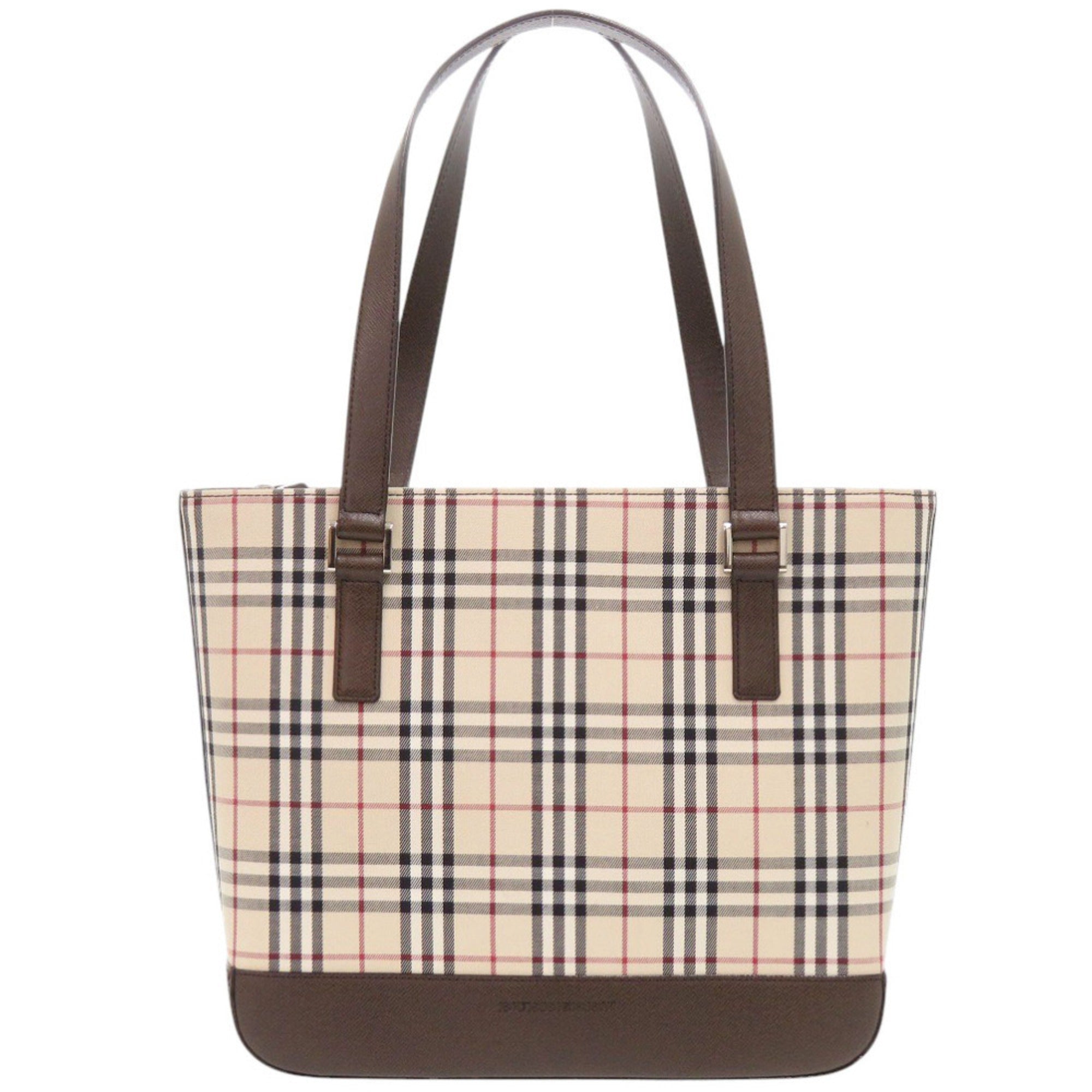 Like new Burberry Nova Check Canvas Beige Handbag 1752 — Like New
