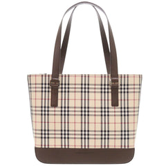 Like new Burberry Nova Check Canvas Beige Handbag 1752 — Like New