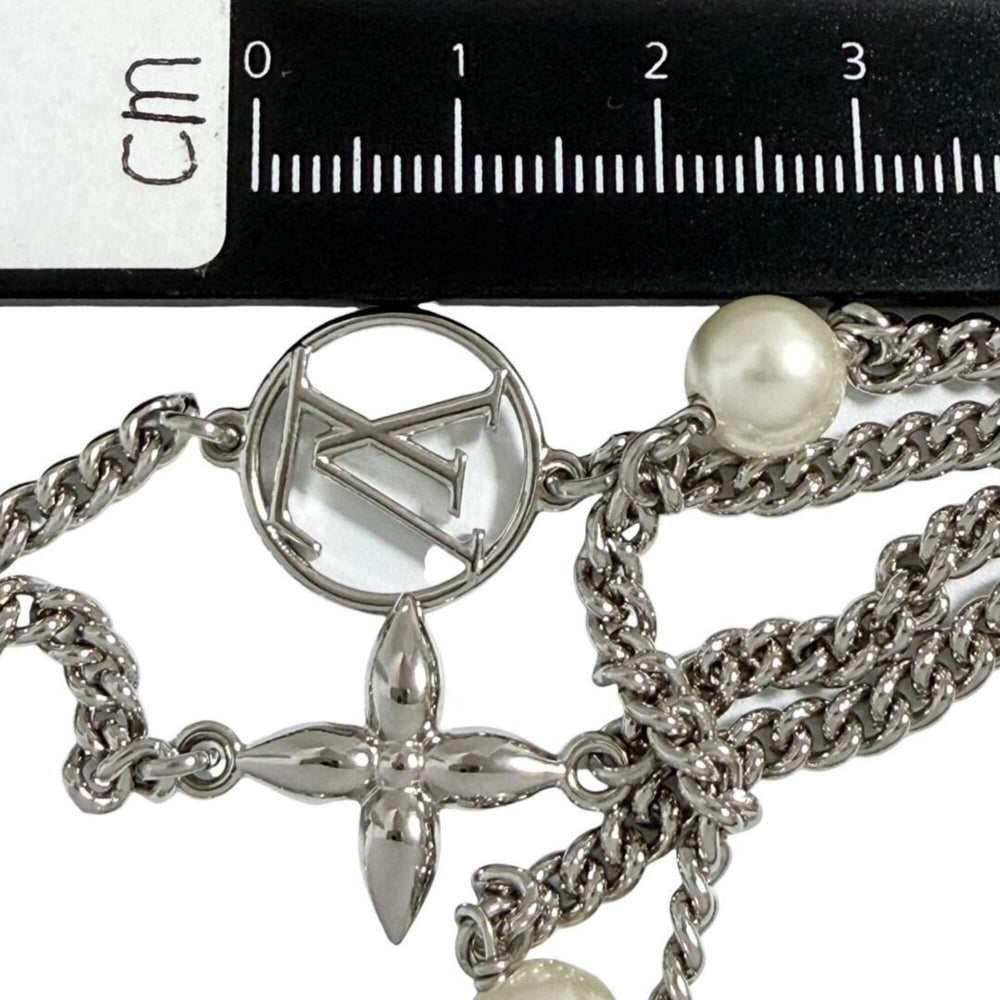 Louis Vuitton Women's Long Necklace, Midnight Pearl, M02908 — Like New