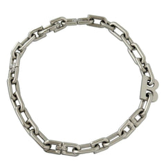 Balenciaga Men's and Women's B Chain Slim Necklace (Short) — Like New