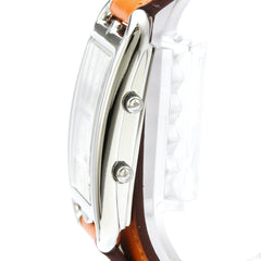 HERMES Cap Cod Deux Zones Steel Double Tour Watch CC3.210 Polished — Very Good