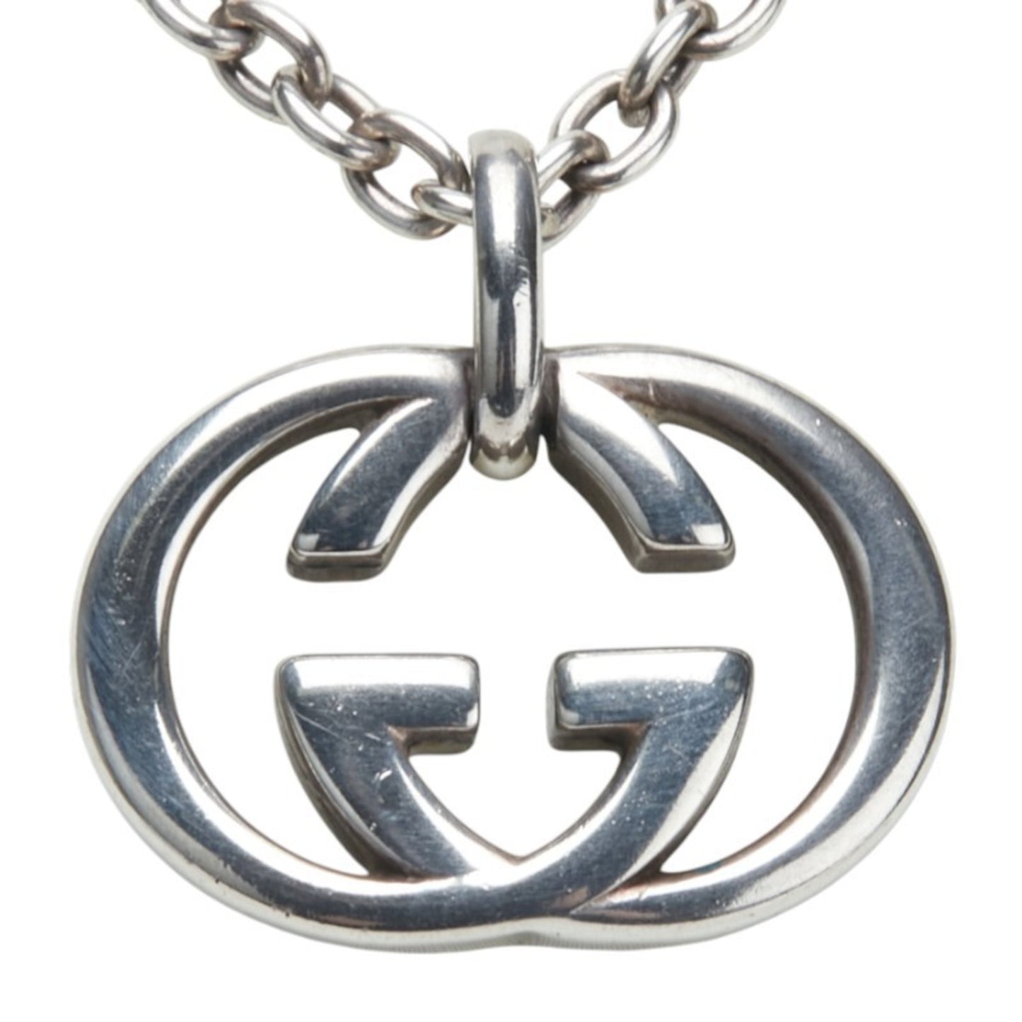 Gucci Interlocking G Necklace in SV925 Silver for Women