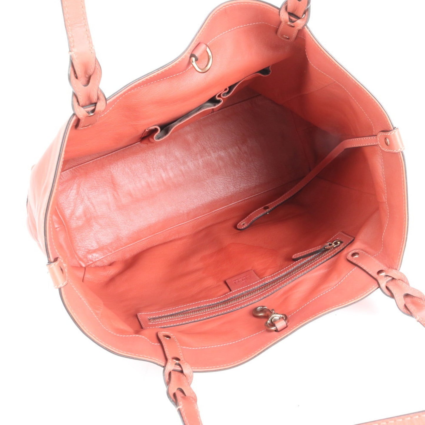 Gucci 247209 Leather Tote Bag Shoulder Handbag Women's