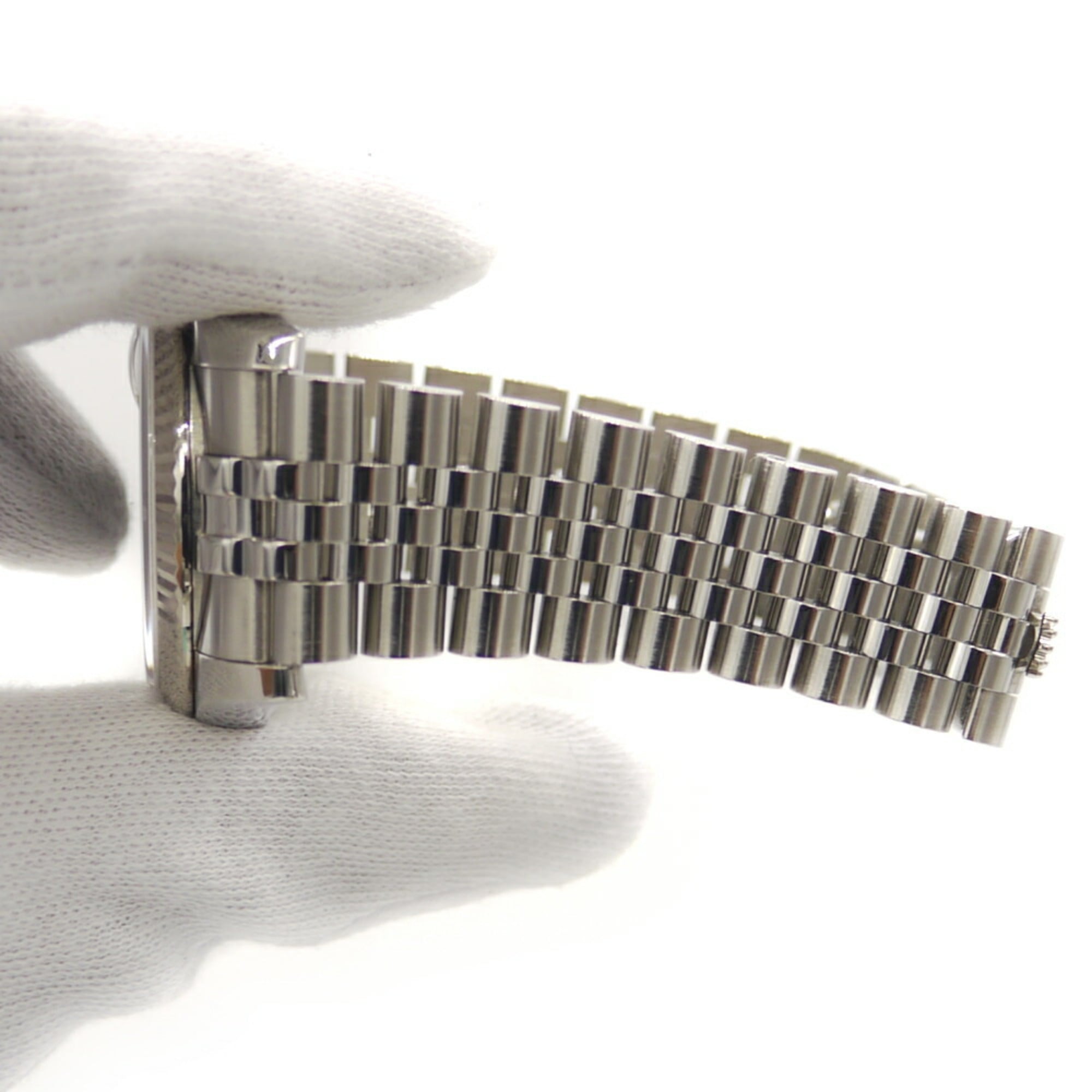 ROLEX Rolex Datejust 10P Diamond 116234G SS/WG Automatic Jubilee Bracelet Computer Dial — Good