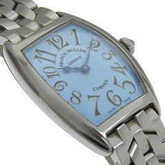 FRANCK MULLER Tonookabex Watch 1752 Stainless Steel Quartz Analog Display Blue Dial Ladies — Very Good