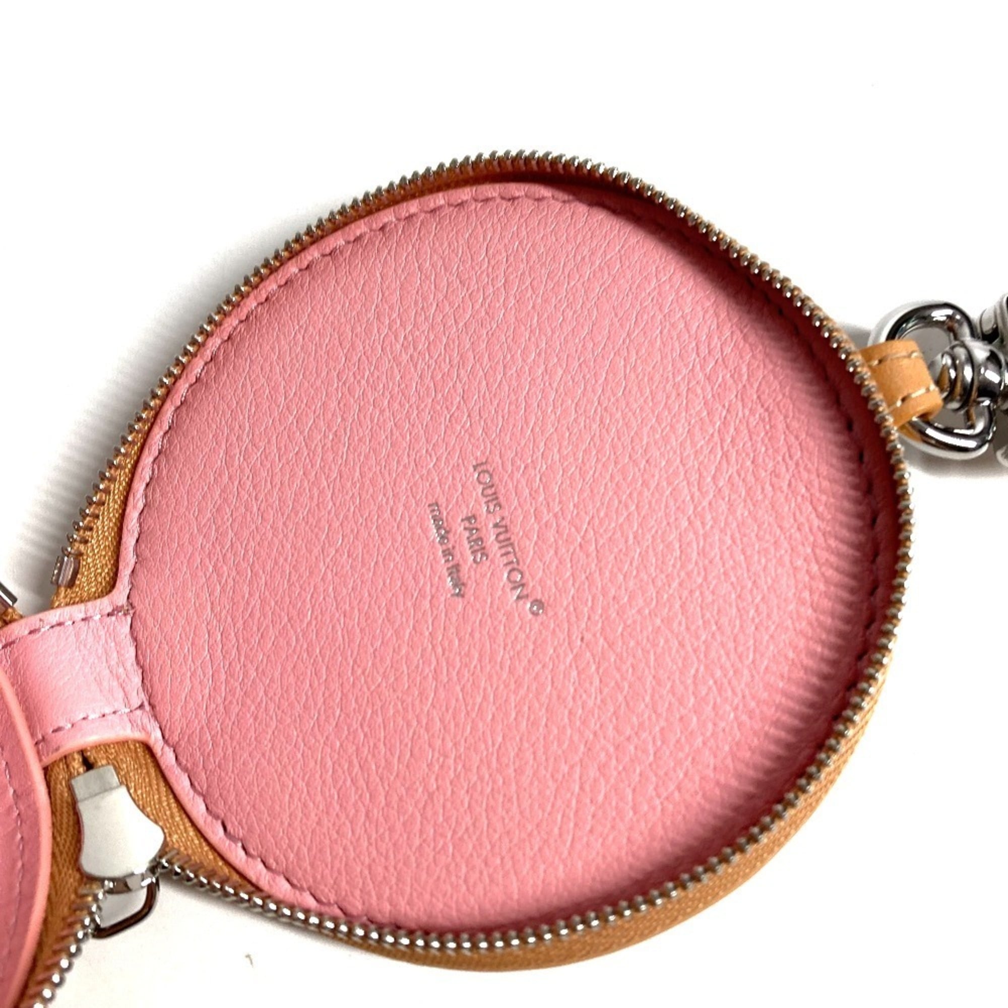 LOUIS VUITTON M02549 Monogram Donut Bag Charm - LV Charm, Keychain Leather Canvas, Men's/Women's, Pink, Like New — Like New