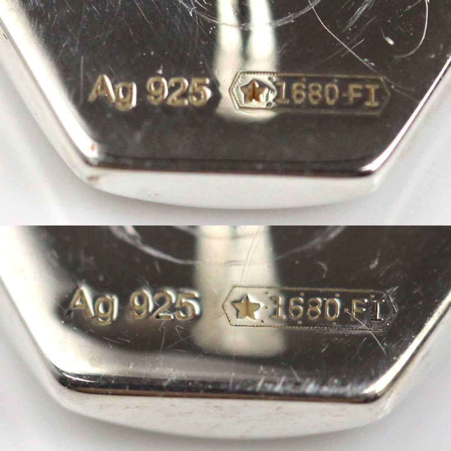 GUCCI Trademark Stud Earrings in Silver 925 (779171), 4.7g, for Women