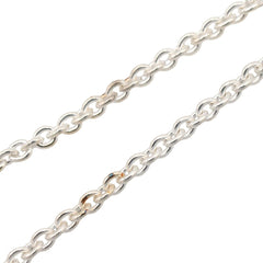 Hermes Chaine d'Ancre Amulette Necklace, Sterling Silver 925, Tone, 9.8g — Like New