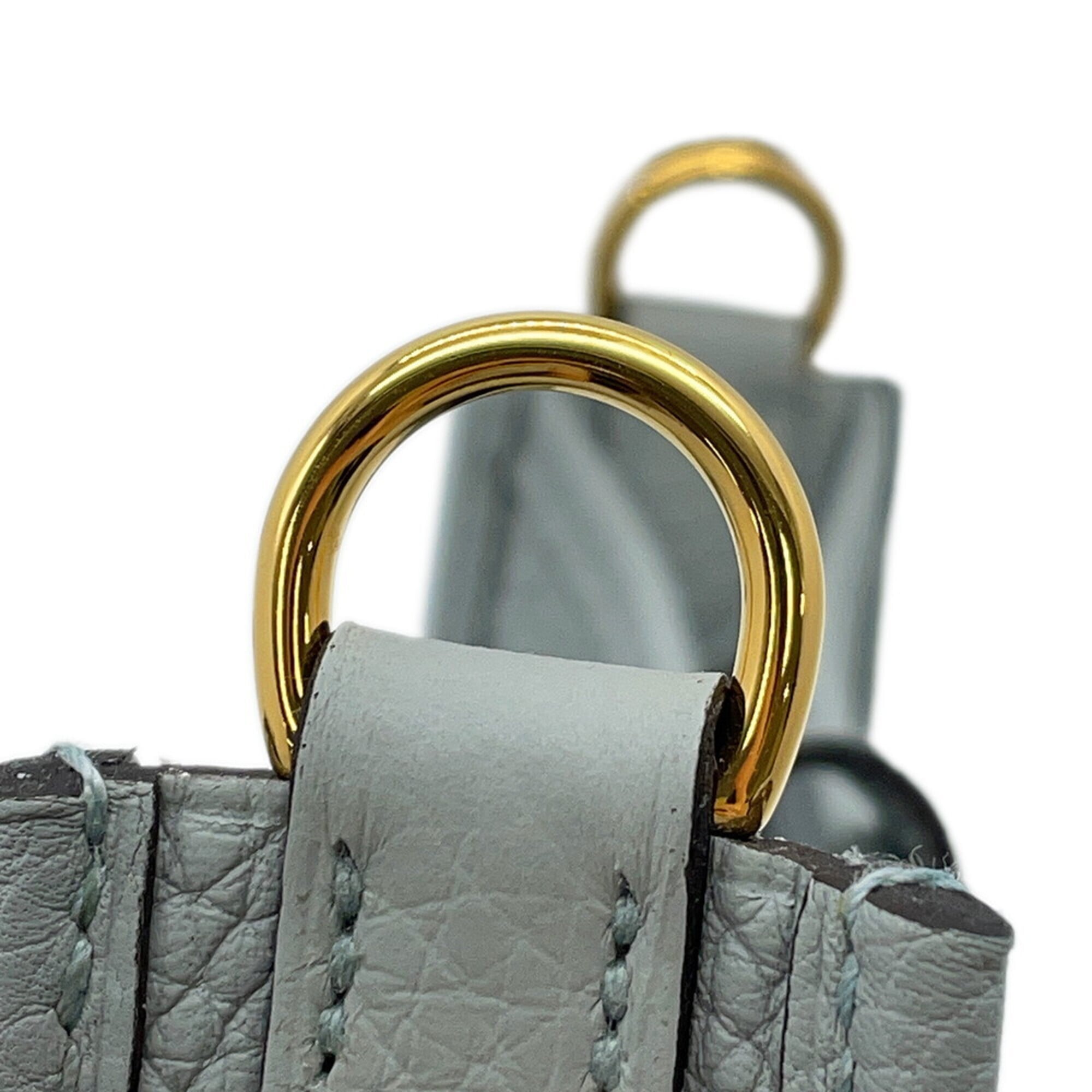 Hermes Evelyne TPM Shoulder Bag 111cm Amazon Blue Glacier Taurillon Clemence W Stamp Handbag Women's HERMES — Like New