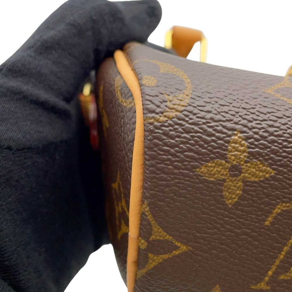 Louis Vuitton handbag Monogram Nano Speedy M81085 LOUIS VUITTON 2-way shoulder bag for women — Like New