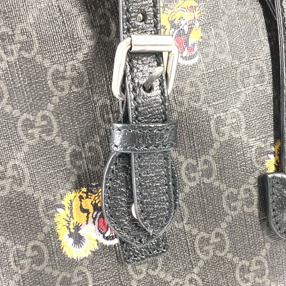Gucci 696013 Interlocking G tiger tiger bag Backpack Black — Like New