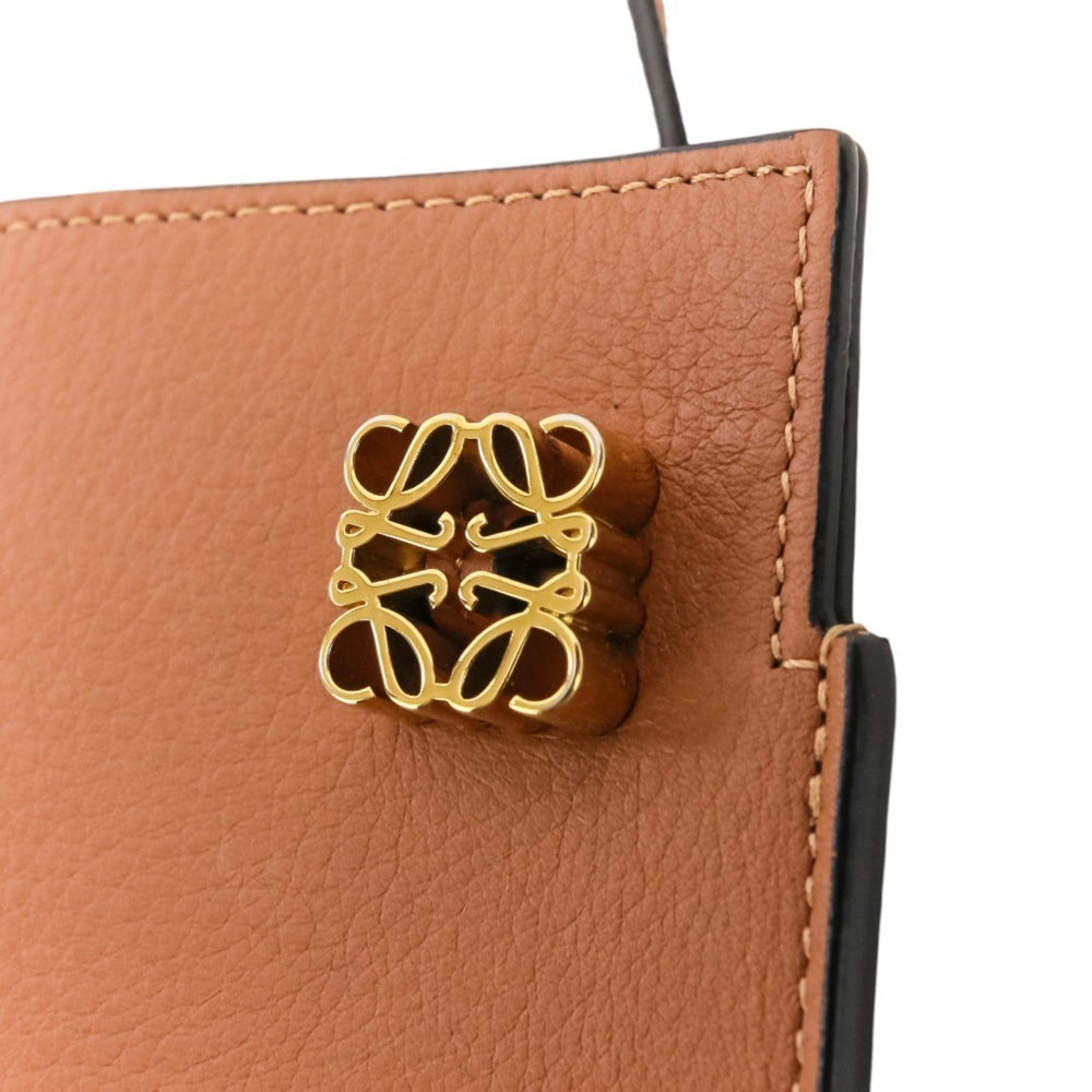 LOEWE Anagram Dice Pocket Leather Shoulder Bag 062304 Brown Women's — Like New