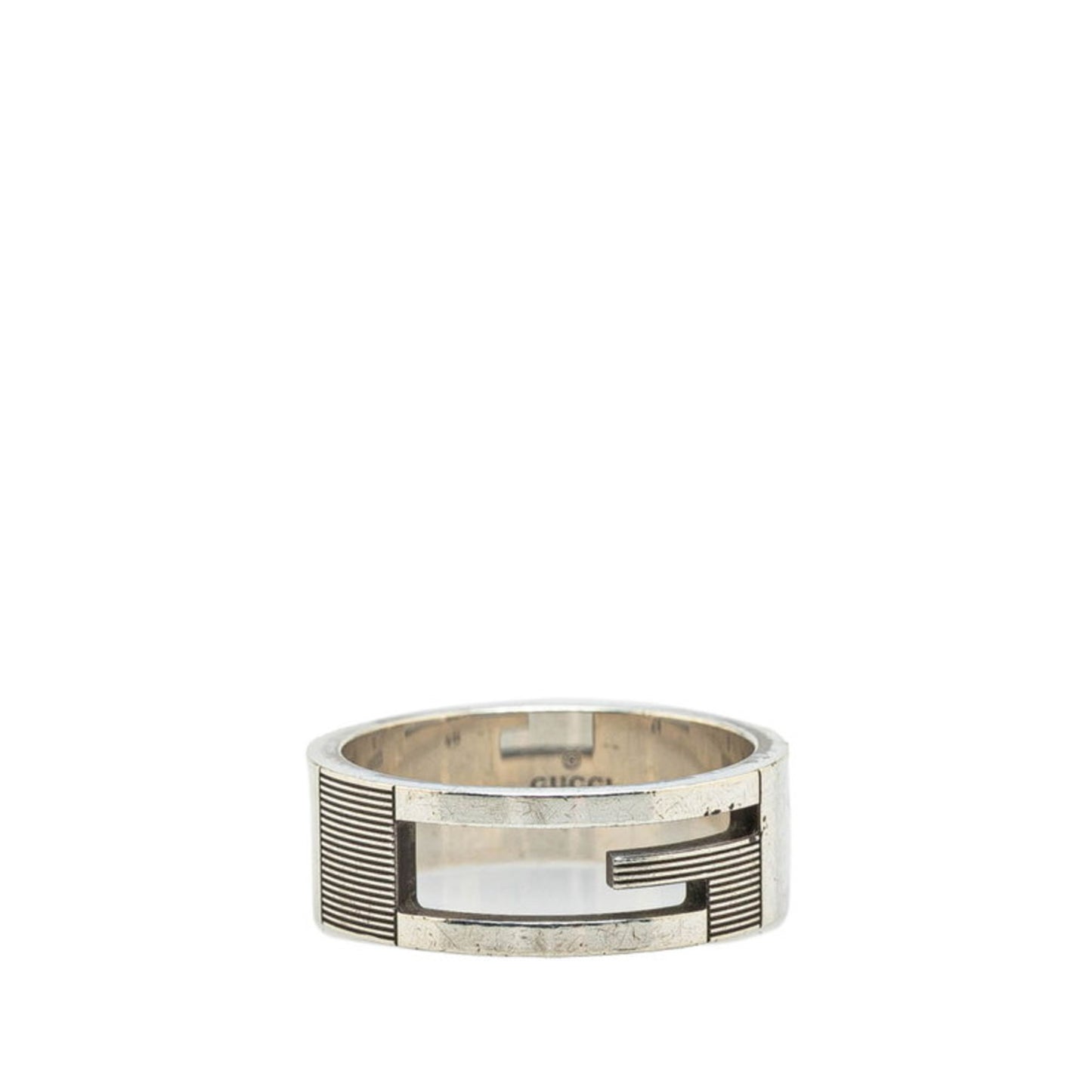 Gucci Branded G Ring #24 SV925 Silver Men's GUCCI