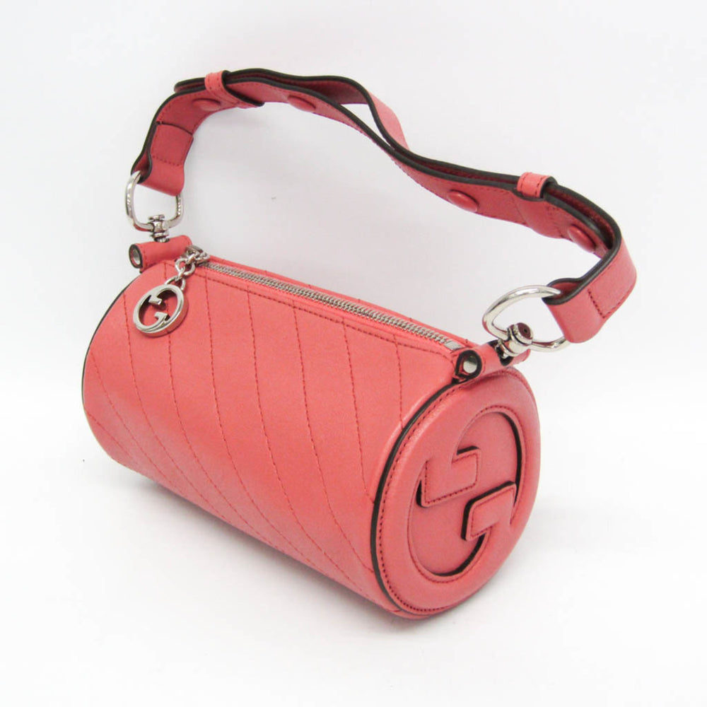Gucci Blondie 760170 Women's Leather Handbag,Shoulder Bag Pink — Like New