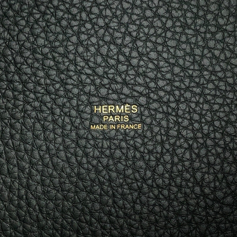 Hermes Picotin Lock PM Handbag, Vert Mangrove, Taurillon Clemence Leather, W Stamp, HERMES Tote Bag, Lock, Picotin, Women's — Like New