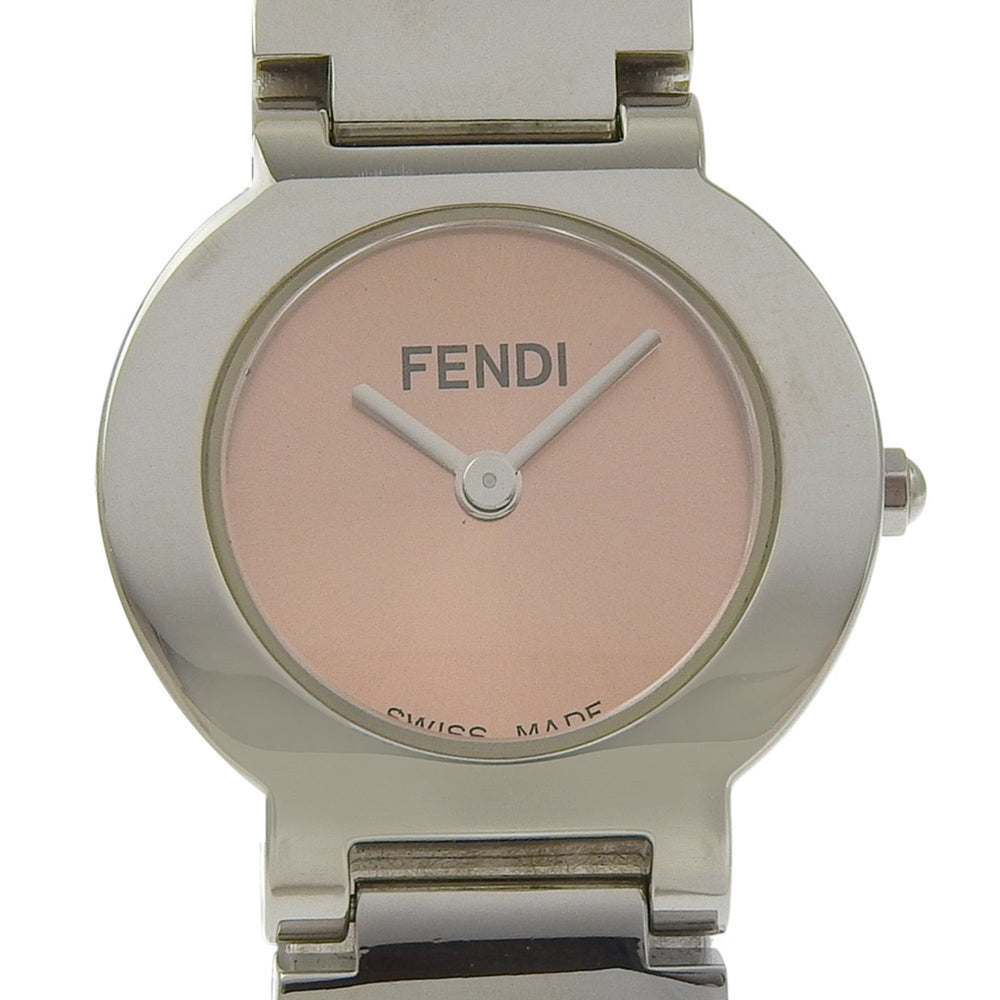 Fendi Olologi Women's Watch, 3050L Stainless Steel, Quartz Movement, Analog Display, Orange Dial — Very Good