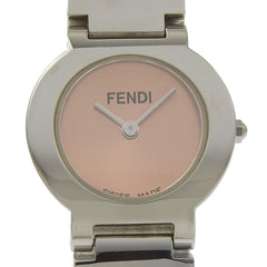Fendi Olologi Women's Watch, 3050L Stainless Steel, Quartz Movement, Analog Display, Orange Dial — Very Good