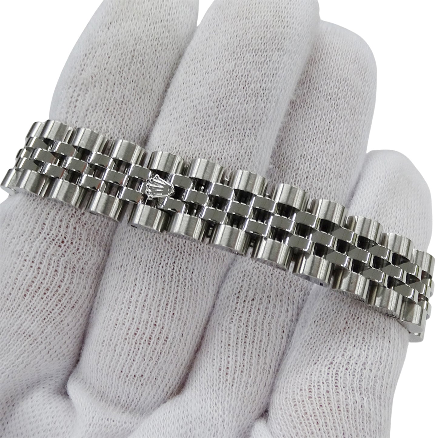 Rolex Datejust 179174, D-serial, Women's Automatic Watch, Stainless Steel, White Gold, Silver, White, Overhauled and Polished