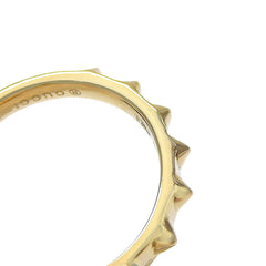 Gucci Le Marché des Merveilles Cat Ring, 18K Yellow Gold, Melee Diamonds, Size #9 (approx. US size 9), approx. 7.0g, Tiger pattern — Like New