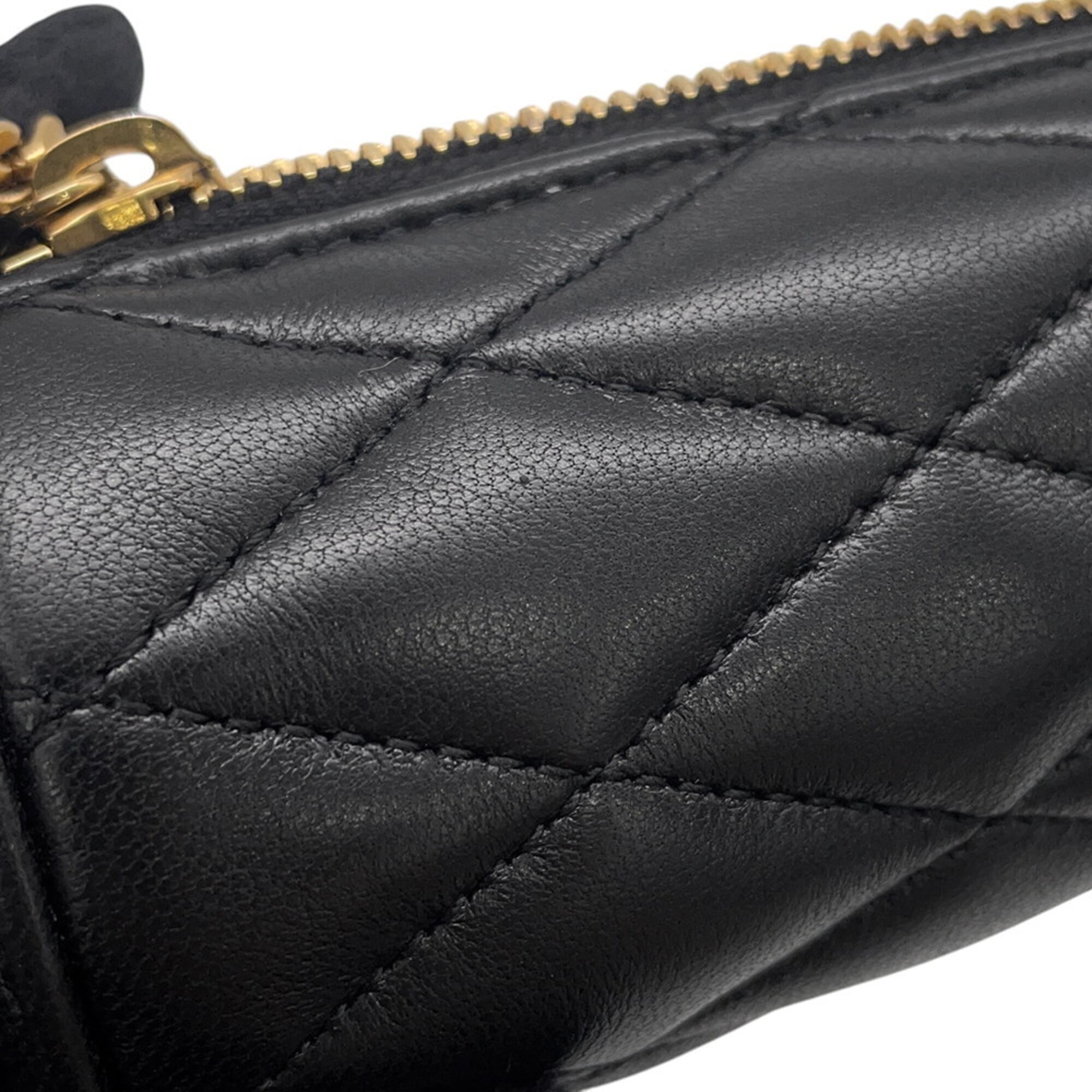 Yves Saint Laurent Saint Laurent Paris Chain Shoulder Bag Micro Third Tube Lambskin 796296 AAAJU 1000 Handbag Black Women's SAINT LAURENT PARIS — Like New