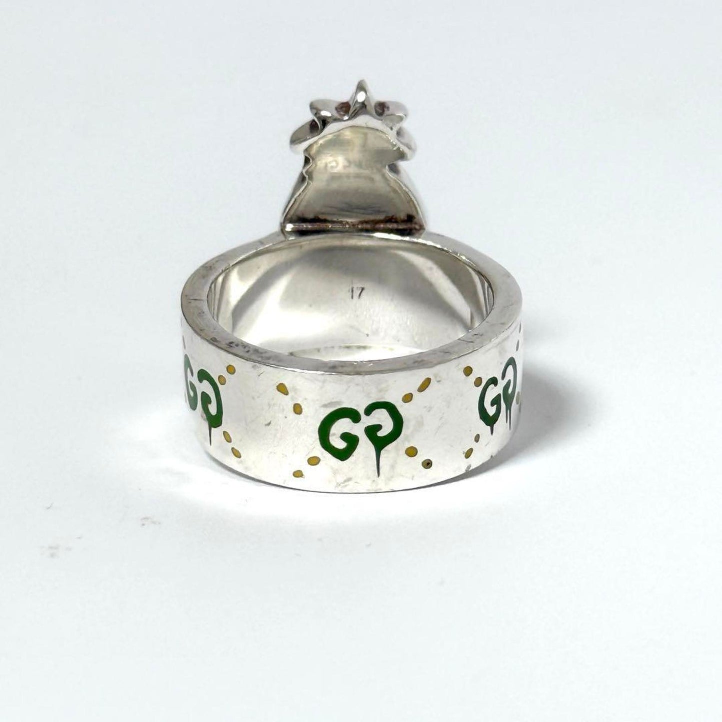 Gucci Men's Pineapple Silver Ring