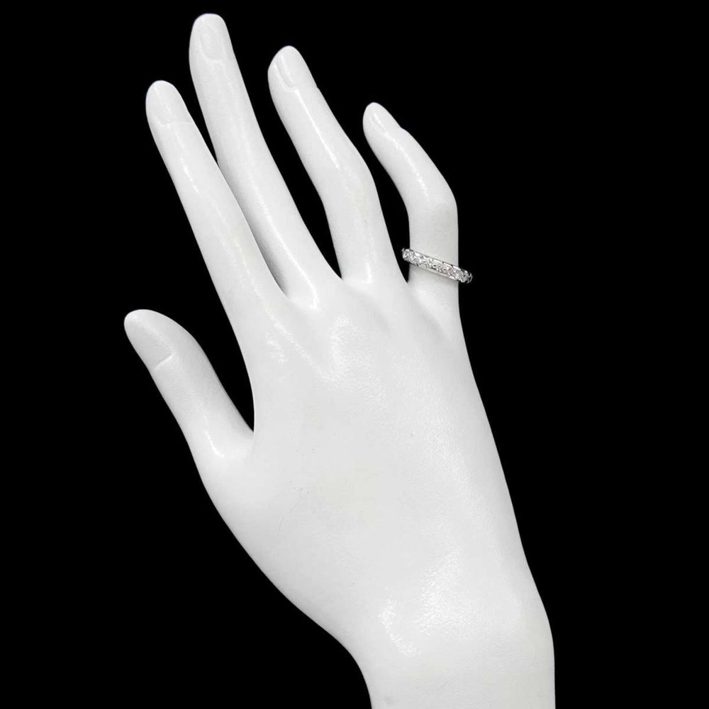 Gucci Diamantissima #8 Ring with Diamonds, 18K White Gold (750) — Like New