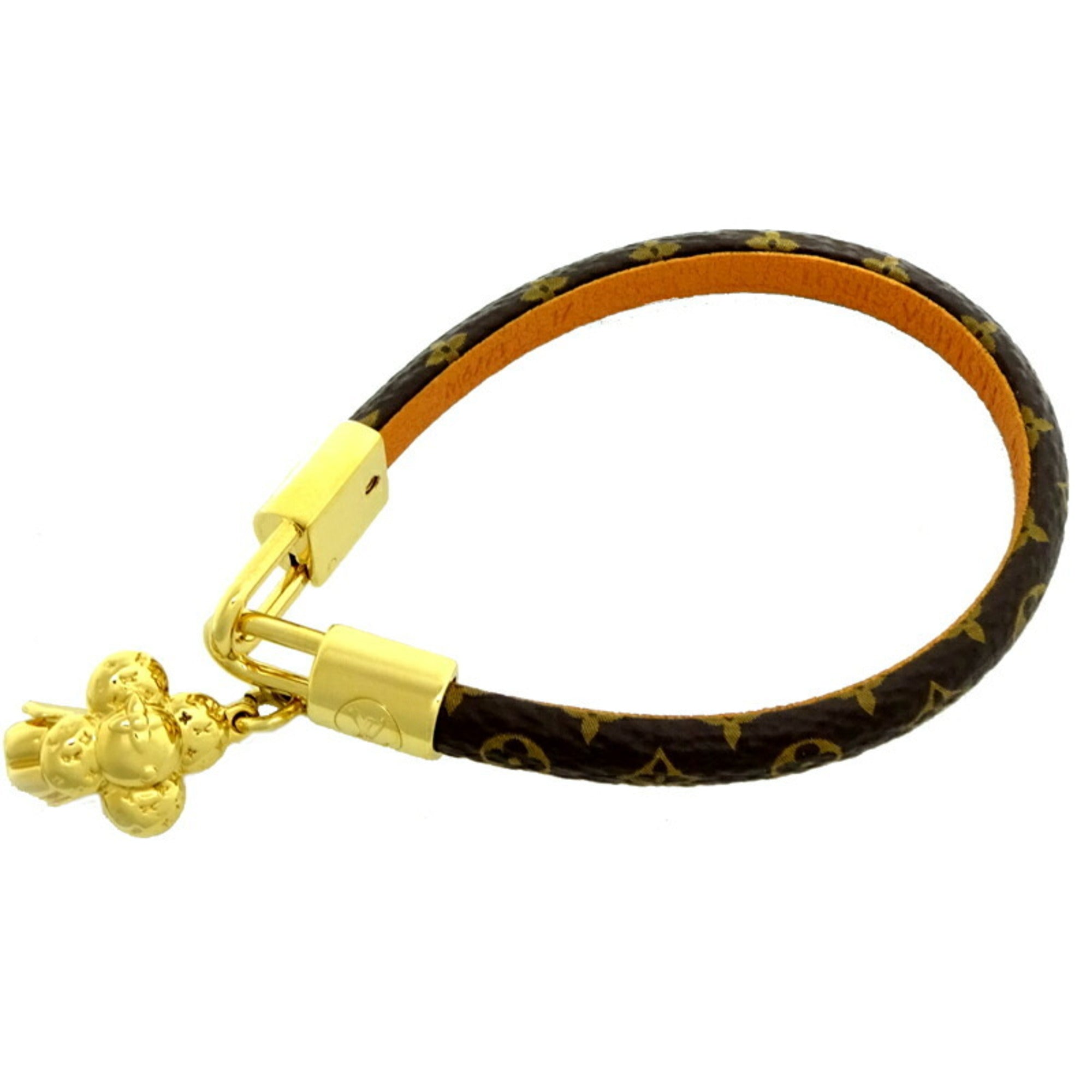 Louis Vuitton Bracelet Vivienne Women's M6773F Monogram Brown — Like New