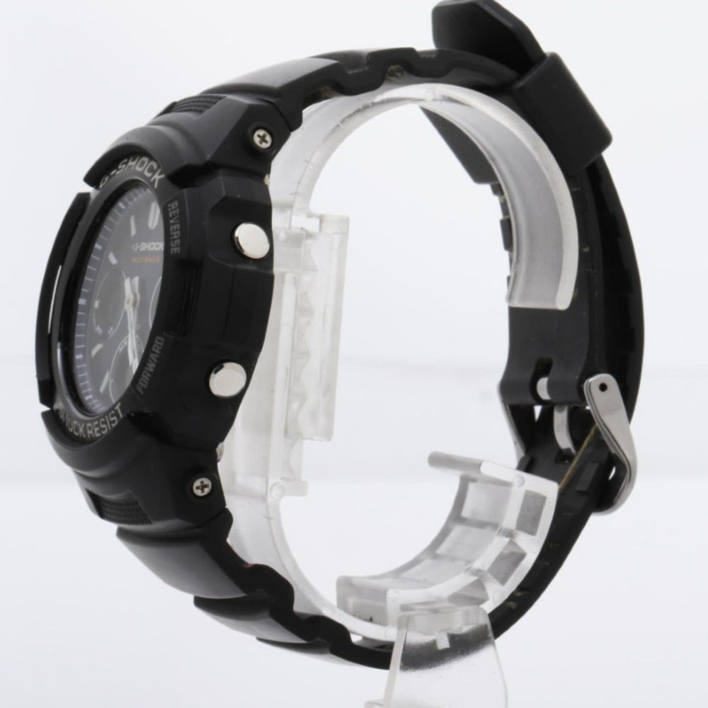 CASIO G-SHOCK ANALOG-DIGITAL AWG-100 M100 SERIES AWG-M100SBC-1AJF Black Resin/Stainless Steel Men's Watch — Good
