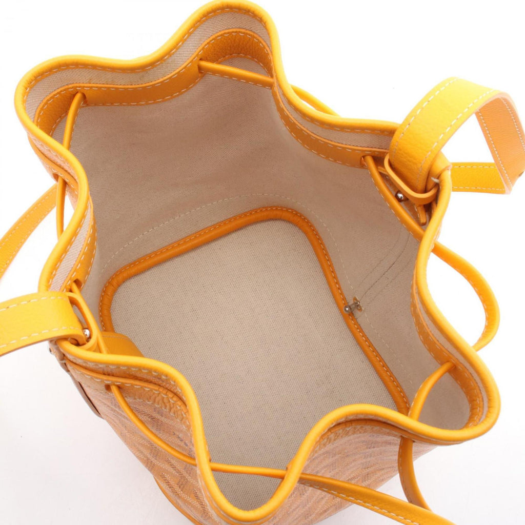 Goyard GOYARD shoulder bag, coated canvas, women's, yellow, multicolor