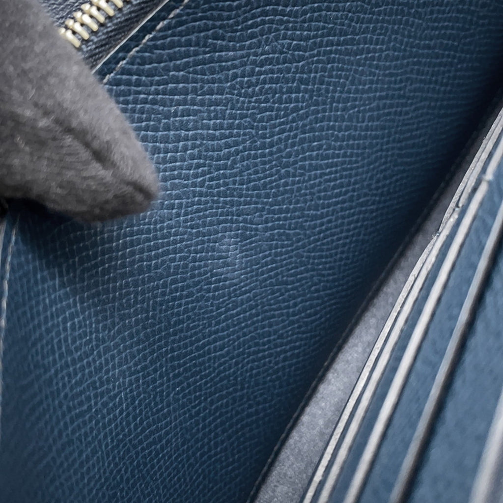 Hermès Constance To-Go Long Wallet in Sangle Cordage, Deep Blue/Epson, W Stamp, Wallet, Shoulder HERMES WALLET