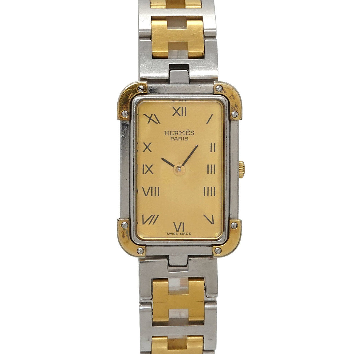 Hermes Croisiere Combination CR1 240 Women's Watch Gold Quartz — Very Good