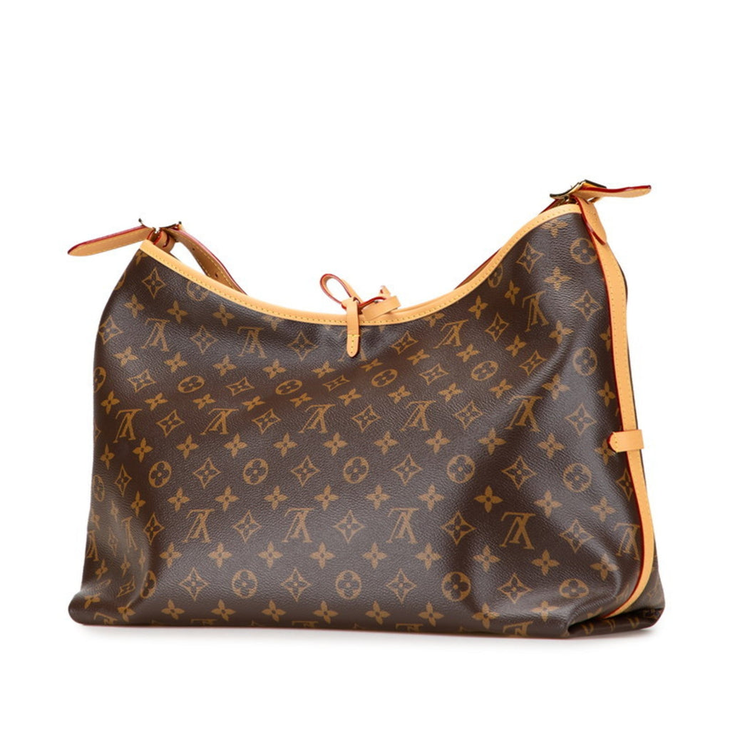Louis Vuitton Monogram Carryall NM MM Shoulder Bag M46197 Brown Leather Women's LOUIS VUITTON