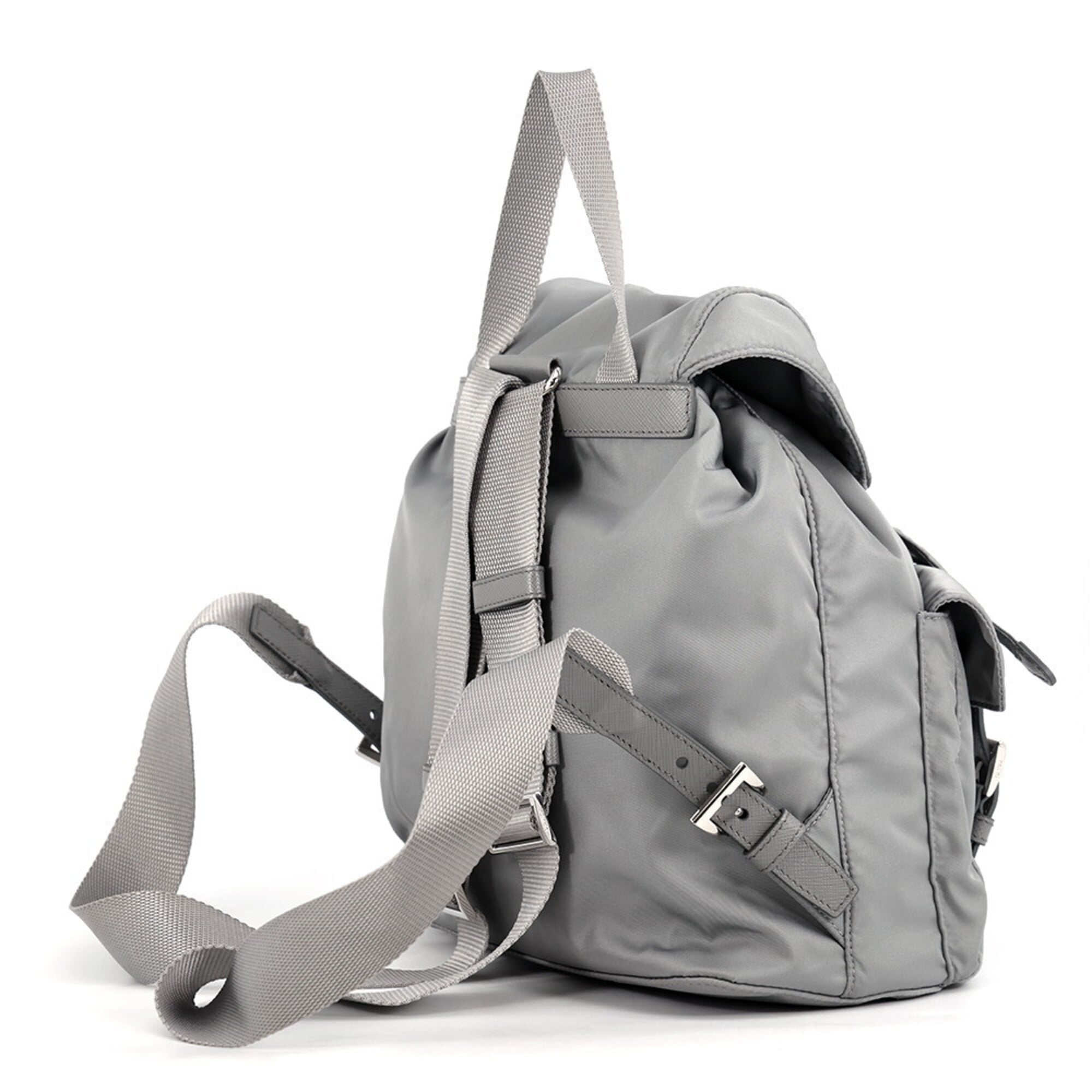 Prada Backpack Small Nylon Saffiano Leather 1BZ677 PRADA Handbag — Like New