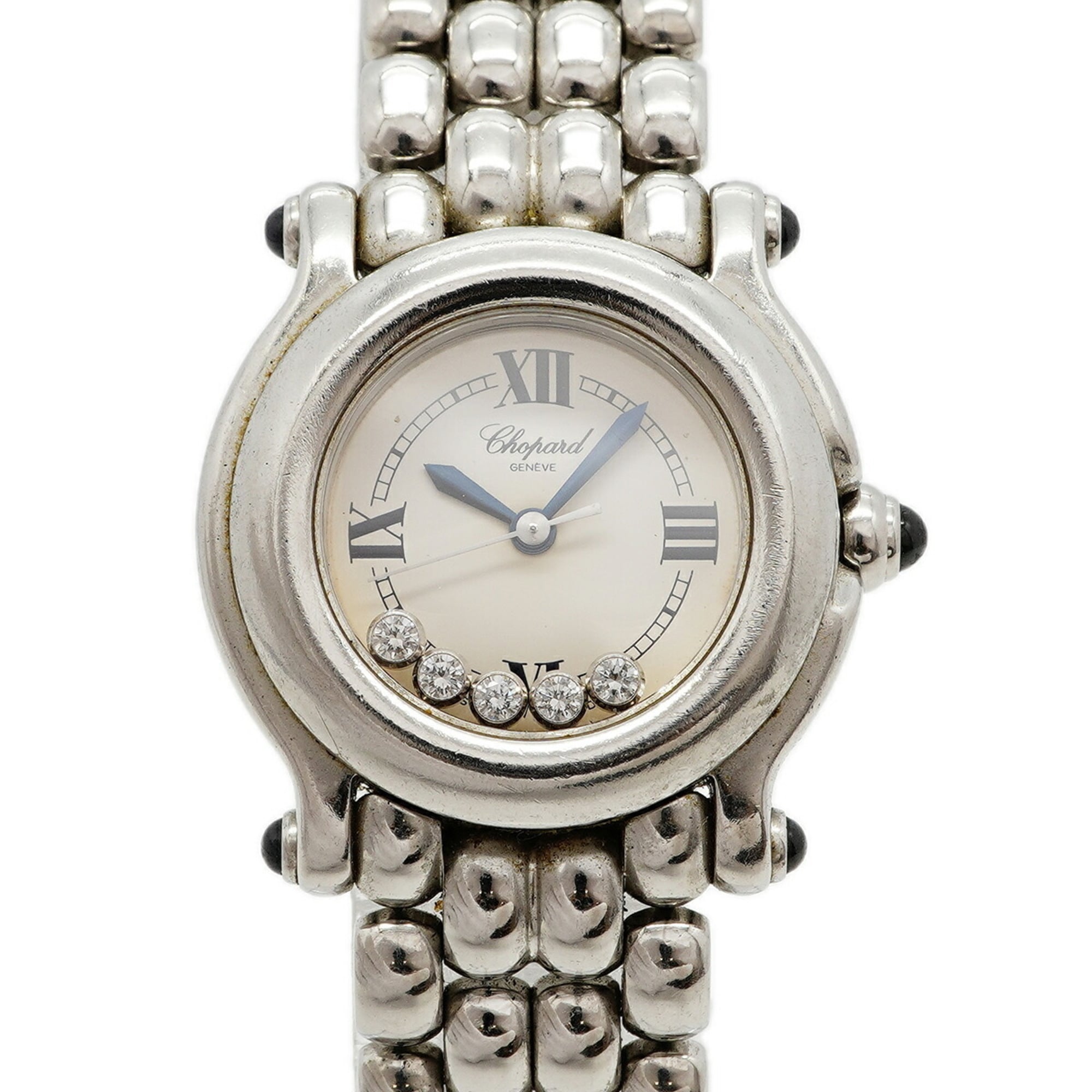 Chopard Happy Sport Diamond 27 8250-23 Ivory Dial Women's Watch — Good