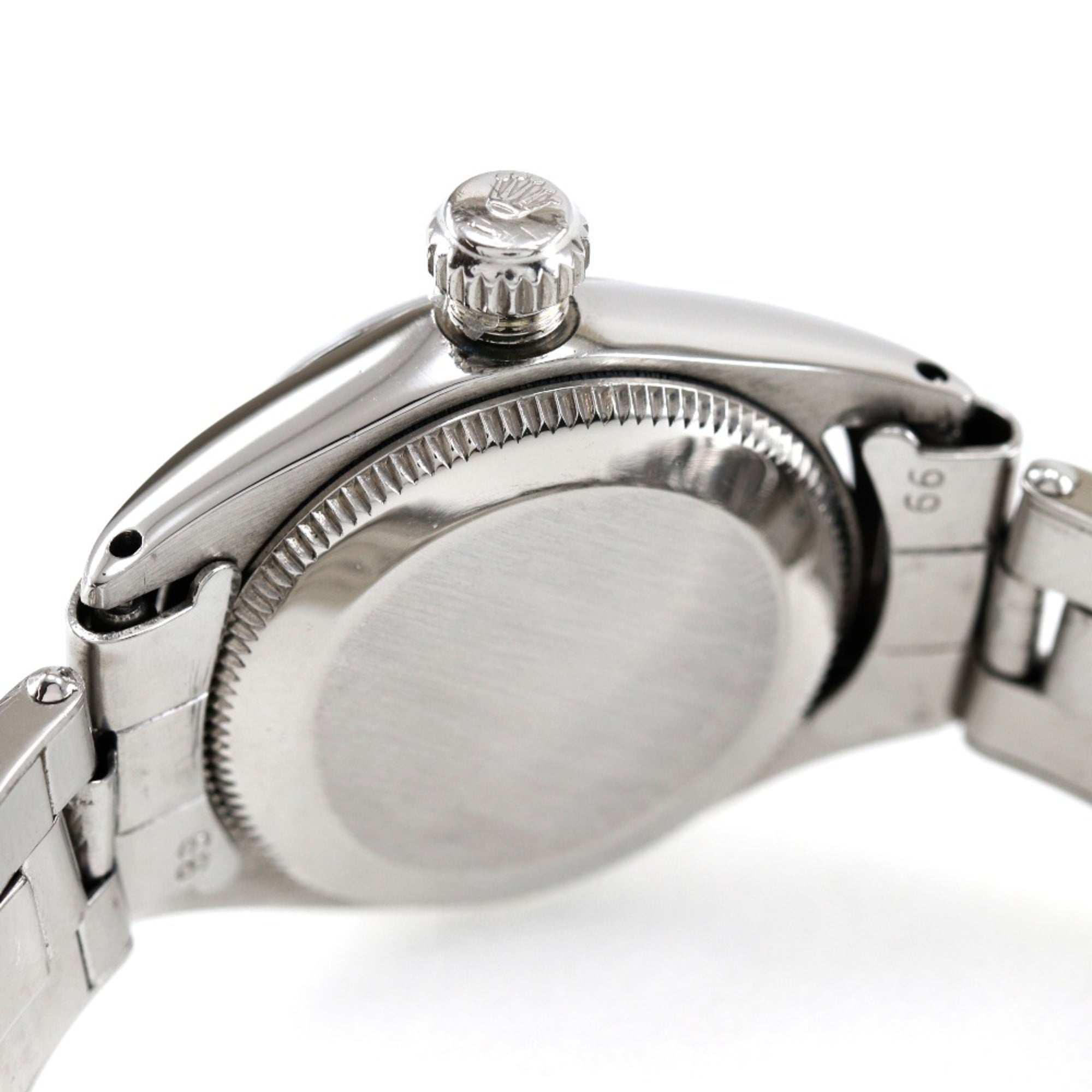 Rolex ROLEX Oyster Perpetual Watch Thunderbird Bezel 6623 Stainless Steel 1965 Automatic Silver Dial perpetual Ladies — Good