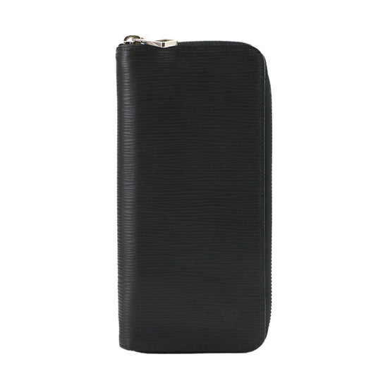 Louis Vuitton Epi Zippy Wallet, Vertical Round Long Leather, Noir, M60965
