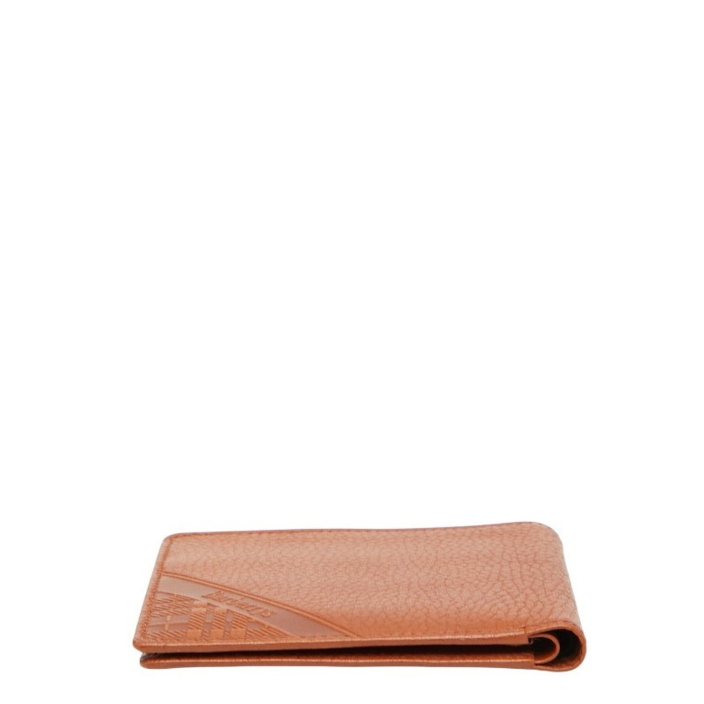 Burberry Nova Check Logo Bifold Wallet Brown Leather Women's BURBERRY