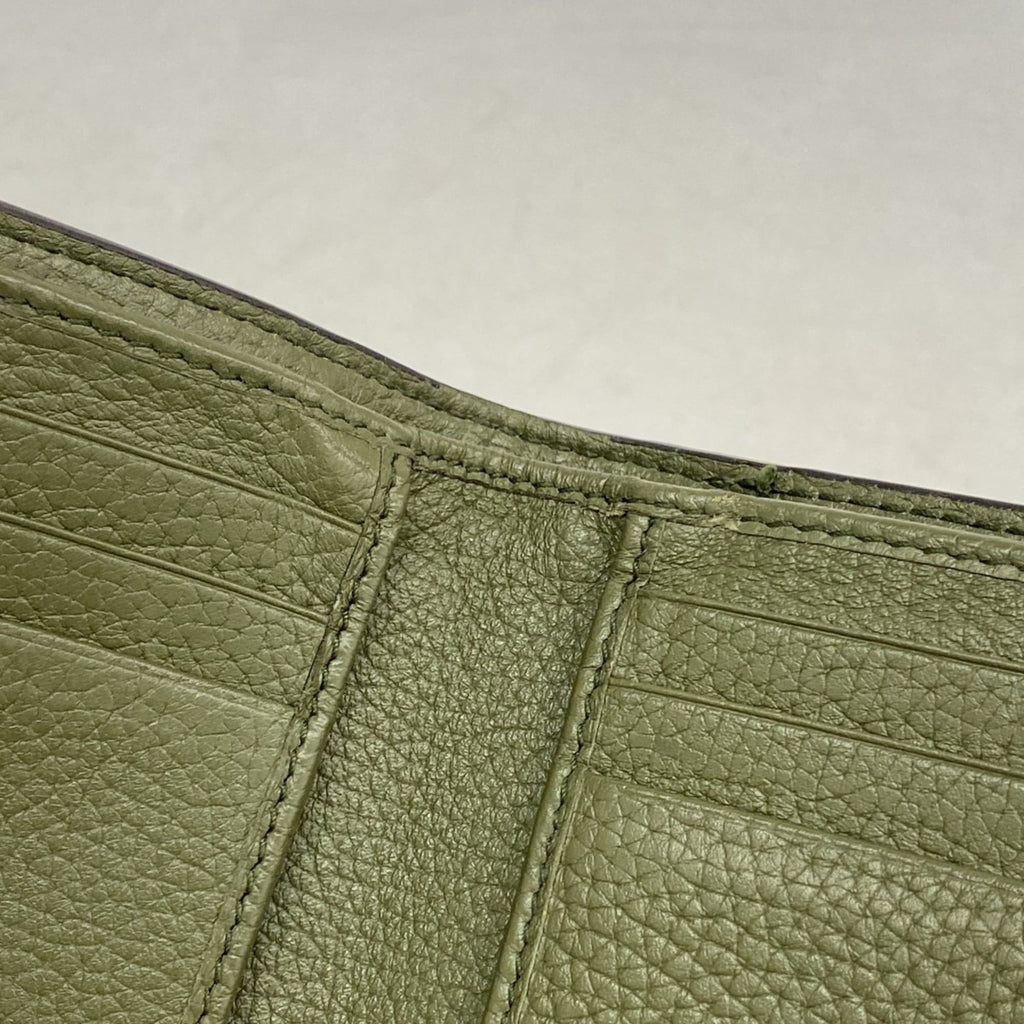 Gucci Men's Khaki Leather Wallet 835076