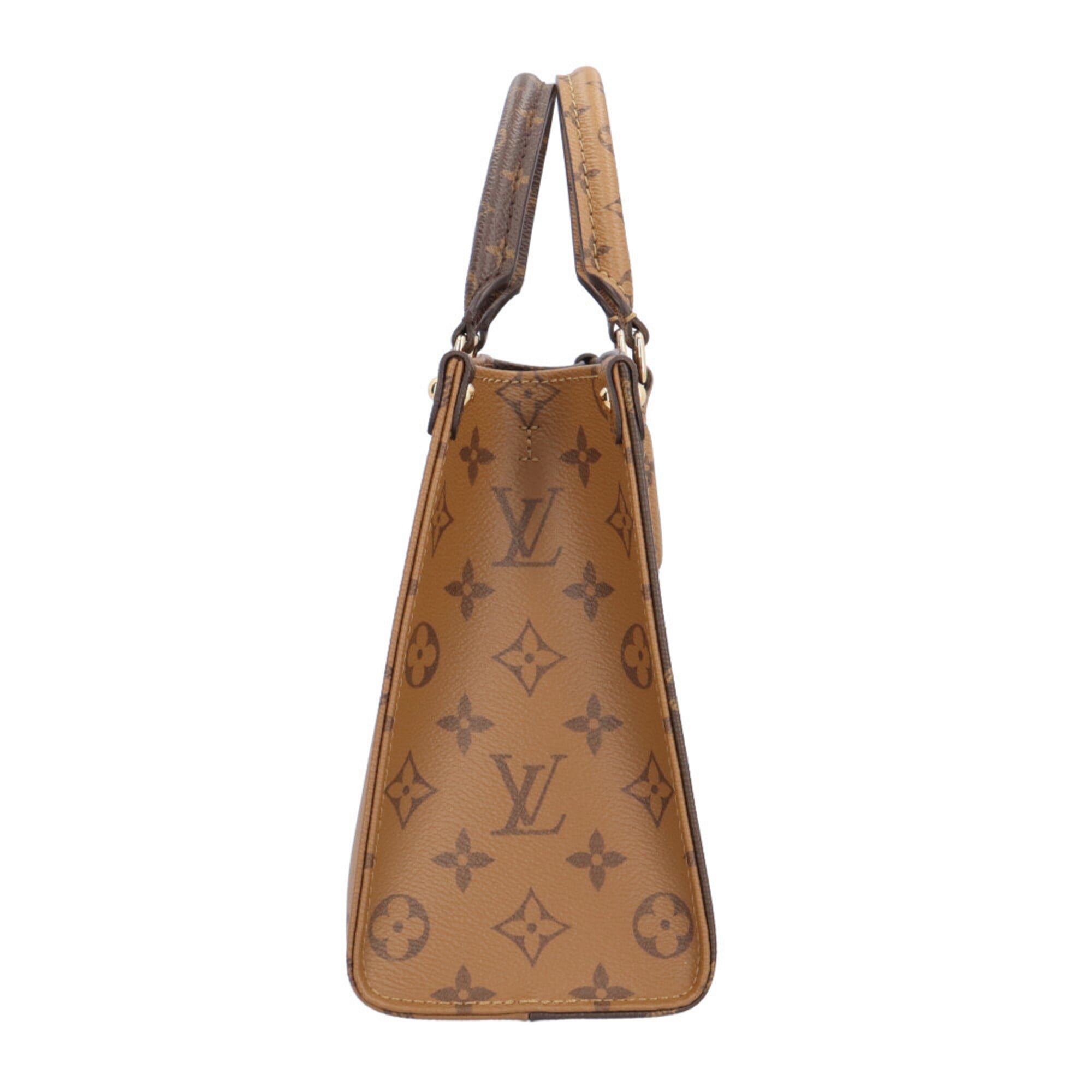 Louis Vuitton OnTheGo PM Monogram Giant Shoulder Bag, Canvas M46373 Brown, Women's, LOUIS VUITTON 2-way — Like New