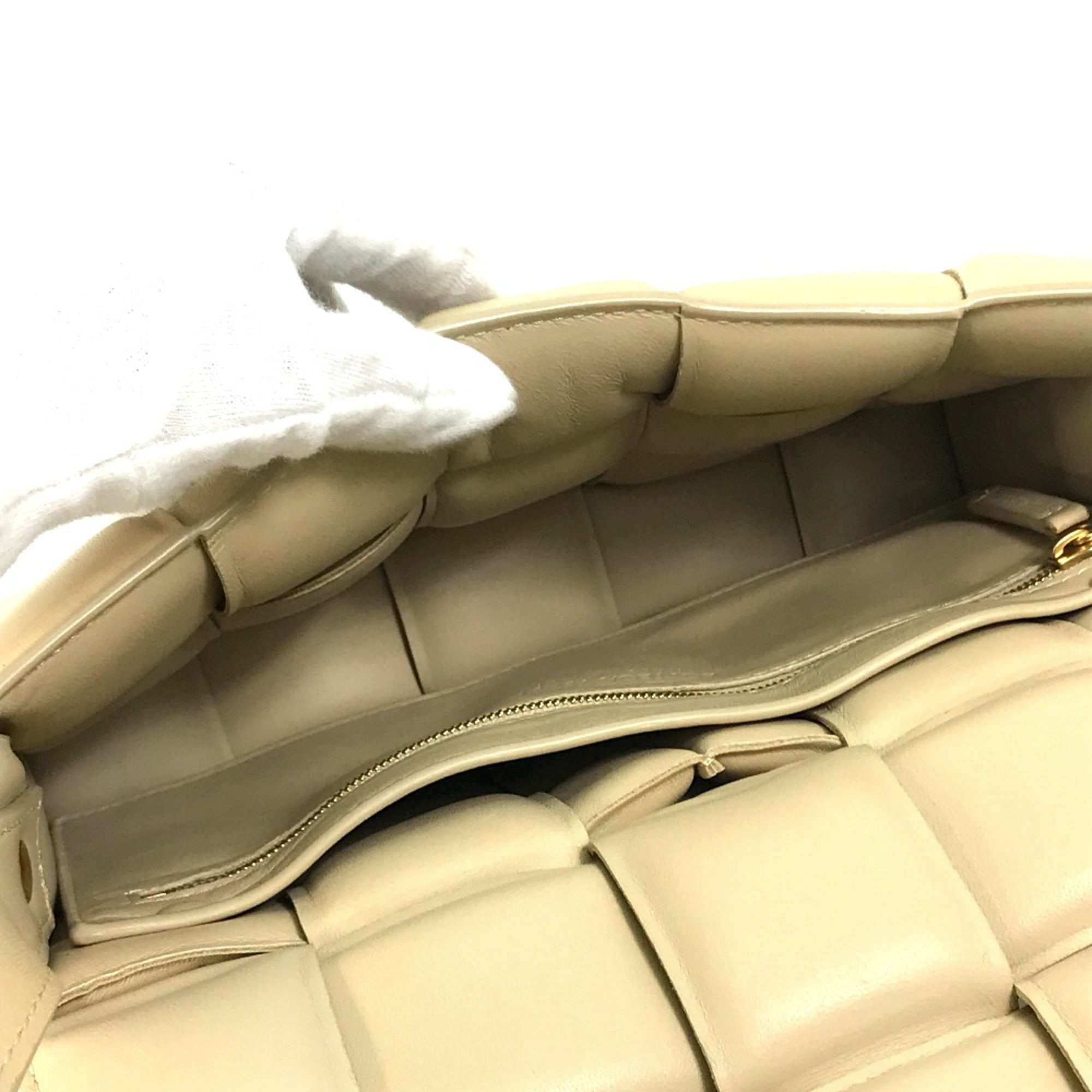 BOTTEGA VENETA 717506 Bag Shoulder Bag Beige — Like New
