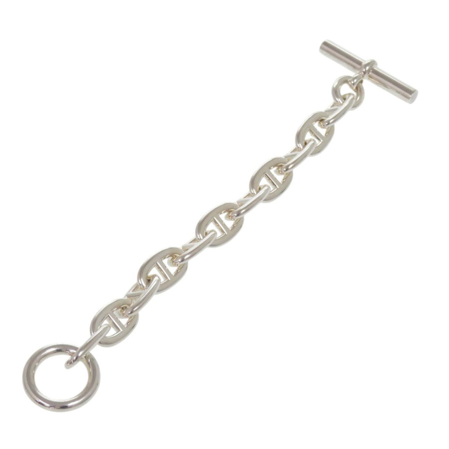 Hermes Chaine d'Ancre TGM 11-link Sterling Silver Bracelet 1502 HERMES