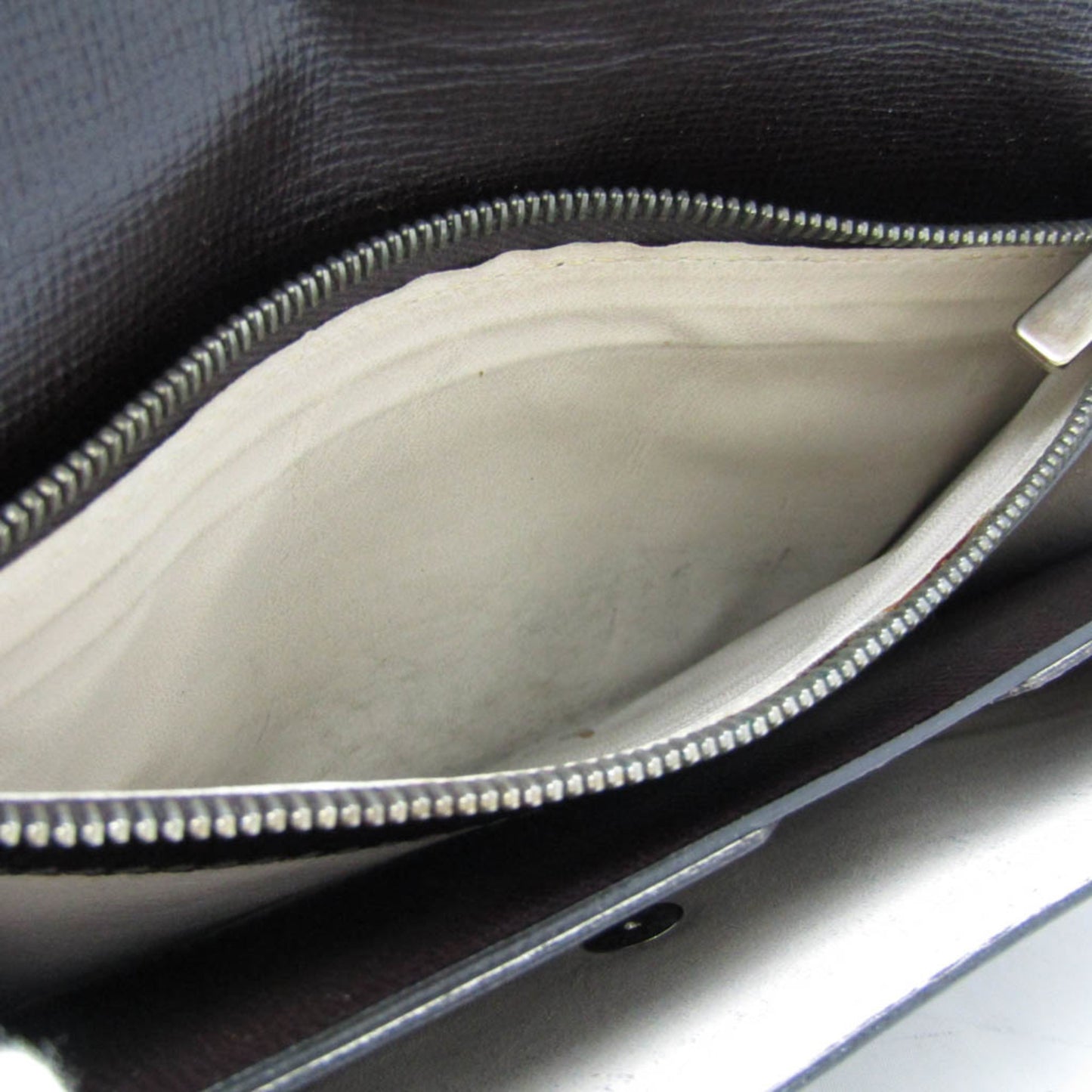 Valextra Punch Long Wallet With Coin Purse/3 Cards V9U14 Women,Men  Calfskin Long Wallet (bi-fold) Dark Brown