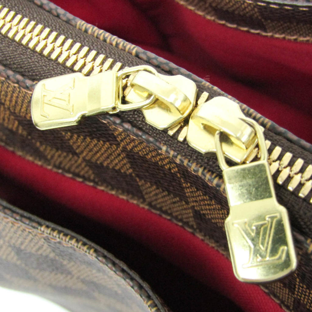 Louis Vuitton Damier Belem MM N51174 Women's Shoulder Bag Brown,Ebene — Like New
