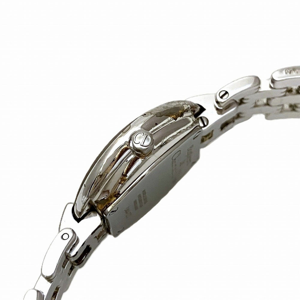 Christian Dior Bacilla watch, total weight 37.8g, stainless steel, quartz movement, gunmetal dial, D44-120 — Good