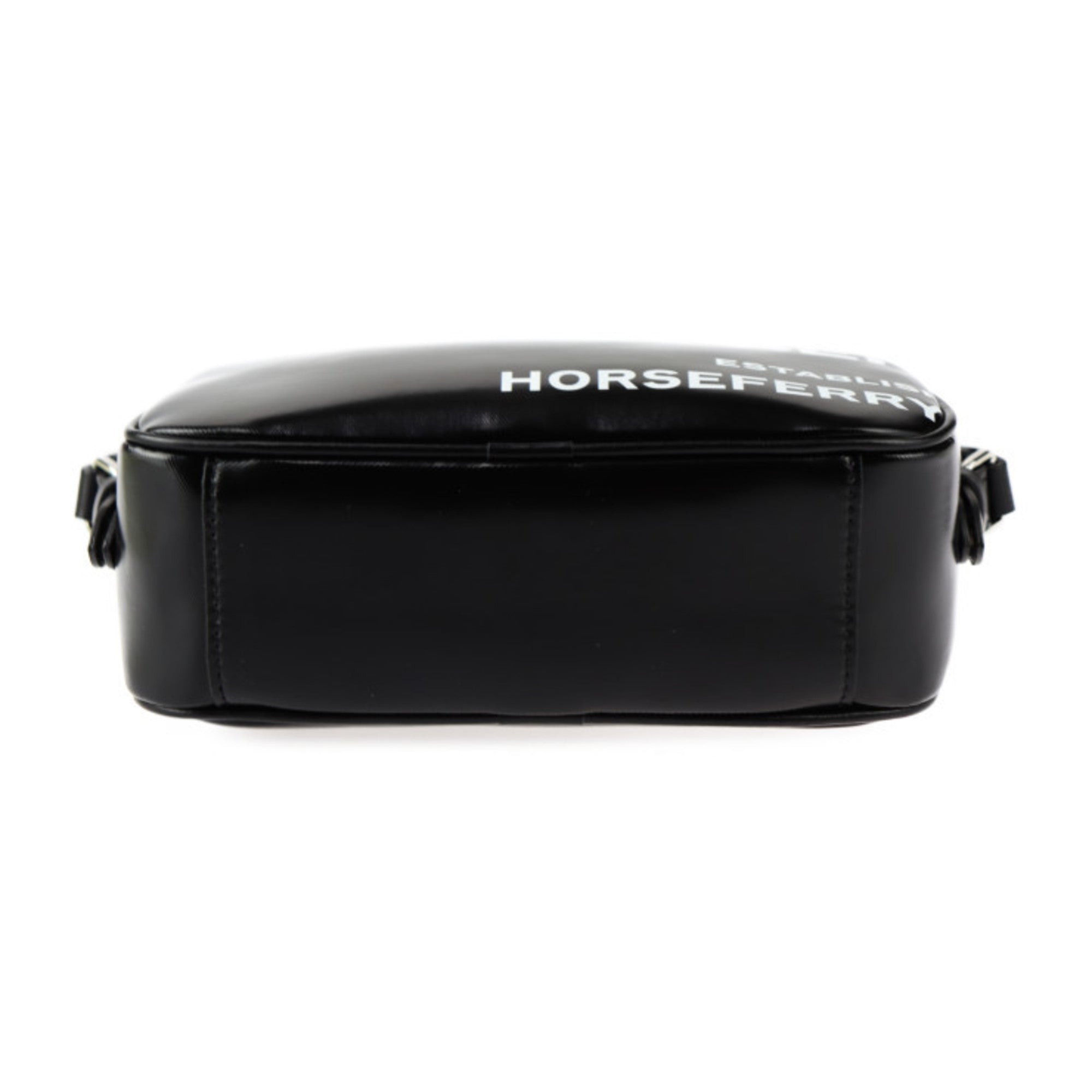 BURBERRY Camera Micro Horseferry Shoulder Bag 8022339 Coated Canvas Leather Black White Crossbody Pochette 2409053010026R1 — New - Store Return