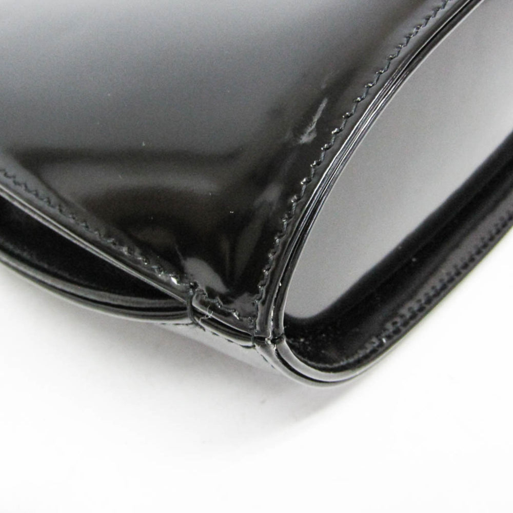 Salvatore Ferragamo Gancini Wanda DH-21 3494 Women's Leather Handbag,Shoulder Bag Black — Like New